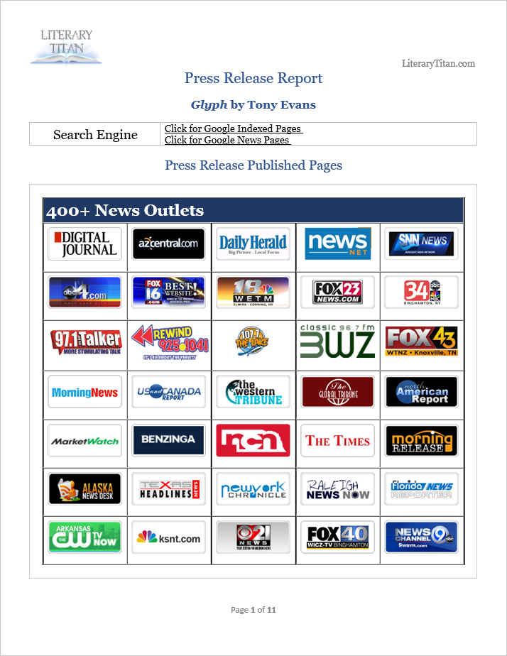 Sample Press Release Distribution Report